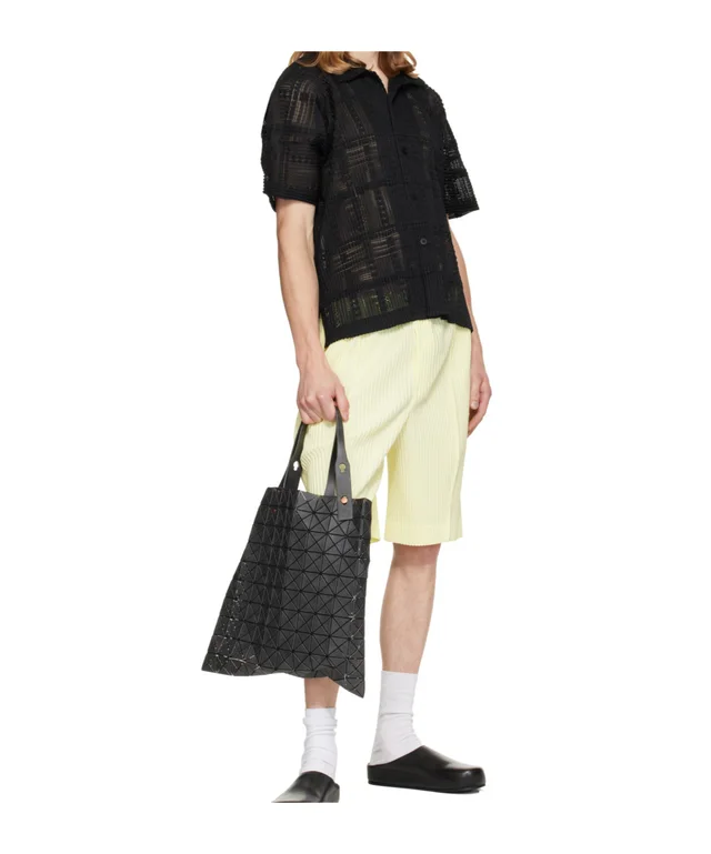 Homme Plissé Issey Miyake Monthly Colors August Pleated Shorts, photo 5 of 7 from SENSER