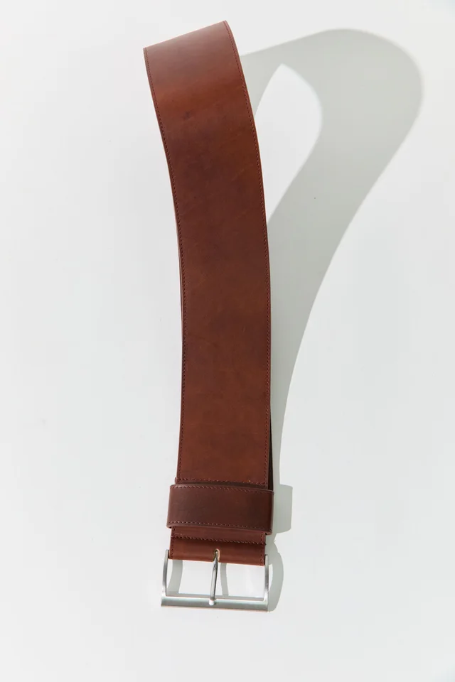 St Agni Wide Classic Belt - Chestnut from St. Agni, photo 1 of 1