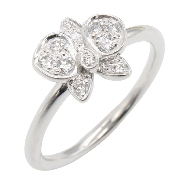 Cartier Caresse d’Orchidées Au750 Diamond Ring Size 7.5 from LuxUness