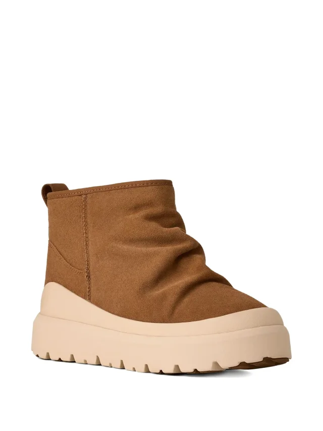 UGG Heritage Utility suede platform boots in Brown, photo 2 of 3 from FARFETCH