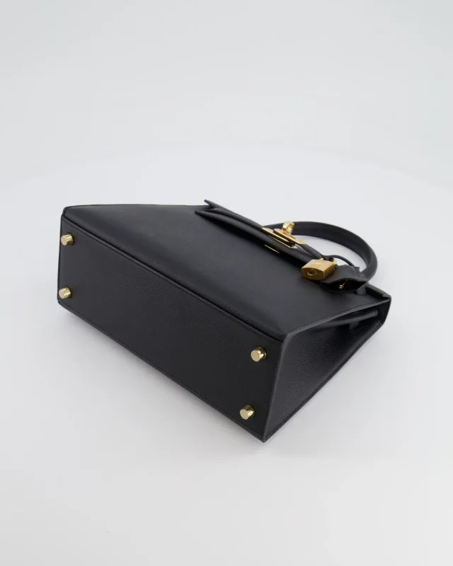 Hermès Kelly 25 Sellier Bag in Black Epsom leather from Sellier, photo 20 of 24