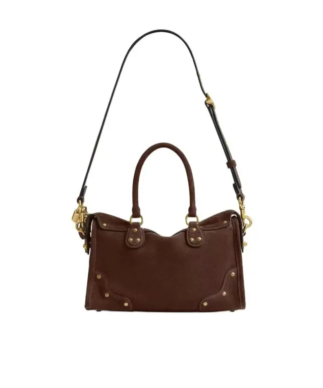 Coach x Jennifer Lopez Dempsey Rhyder Studded Shoulder Bag, photo 3 of 4 from SENSER