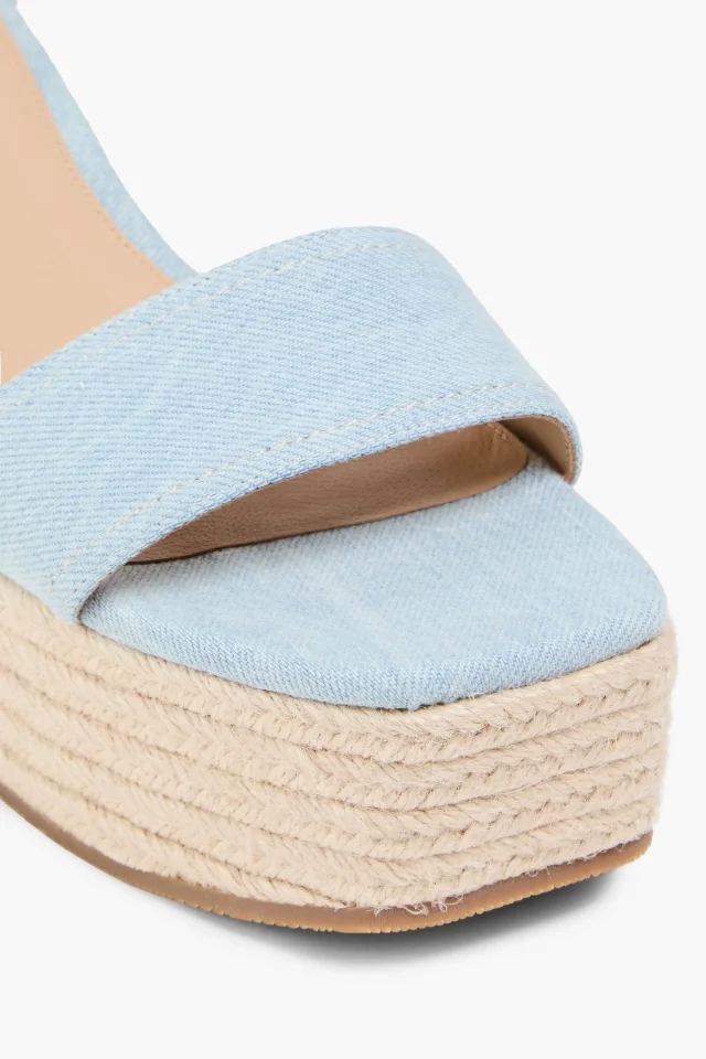 Veronica Beard Gianna Denim Espadrille Wedge Sandals, photo 4 of 4 from THE OUTNET