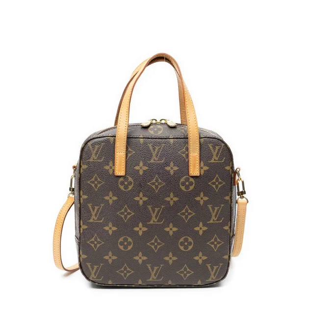 Louis Vuitton Brown Monogram Canvas Handbag in Brown Coated canvas from The Reluxe