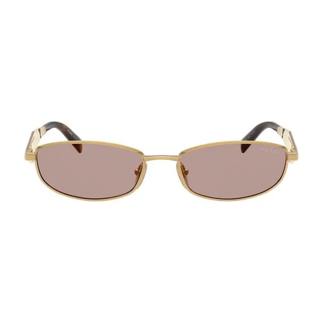Prada 0prd51s-5ak20i55 Gold Metal Acetate Sunglasses in Gold from HEWI