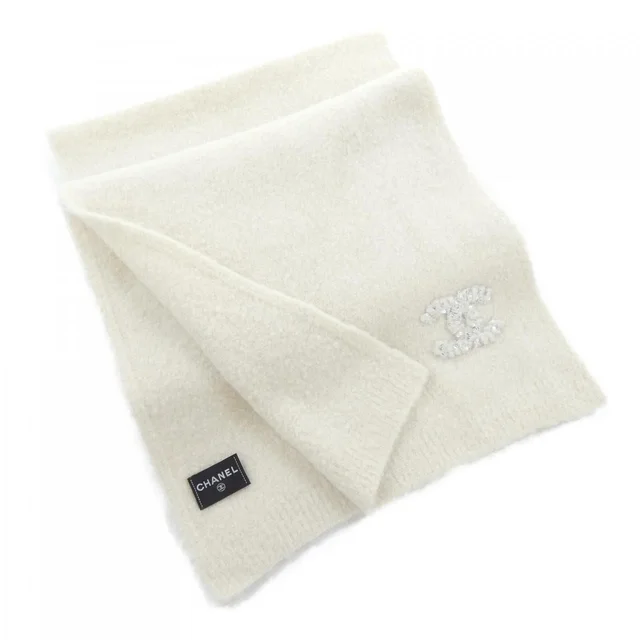 Chanel Scarf Beige in Beige Silk from The Reluxe