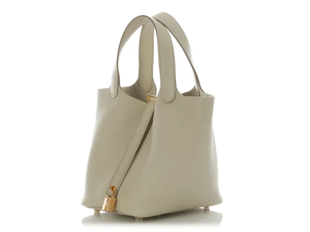 Hermès Béton Clémence Picotin Lock 18 in Clemence leather from Ann's Fabulous Finds, photo 5 of 10
