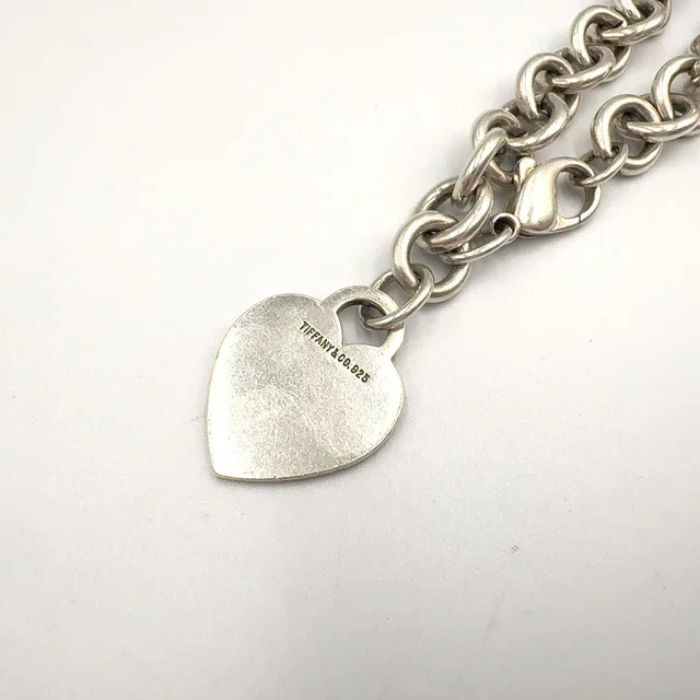 Tiffany & Co. Return to Heart Tag Silver Bracelet in Silver from The Reluxe