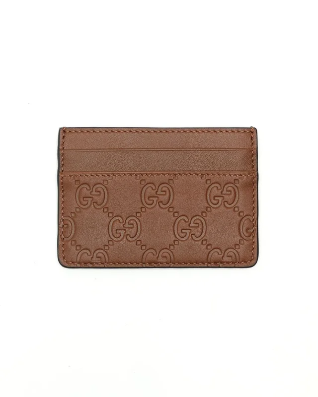 Gucci Guccissima Card Holder in Leather from A Retro Tale
