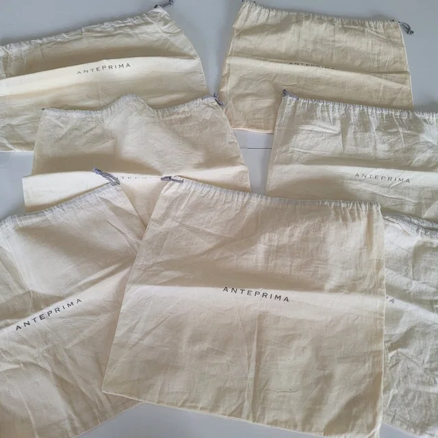 Anteprima Dust Bag Lot 7 Medium Cotton Drawstring Handbag Storage Covers Luxur in Canvas from Poshmark