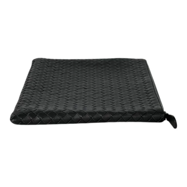 Bottega Veneta Grey Leather Clutch in Grey Leather from Luxury Promise, photo 5 of 7