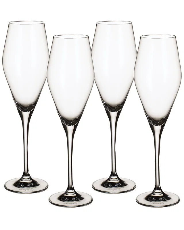 Villeroy & Boch Set of 4 La Divina Champagne Flutes, image 1 of 1 from Rue La La