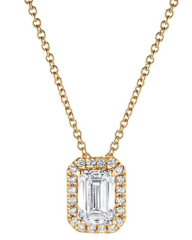Lab Grown Diamonds 14K 0.82 ct. tw. Lab-Grown Diamond Pendant, image 1 of 1 from Rue La La