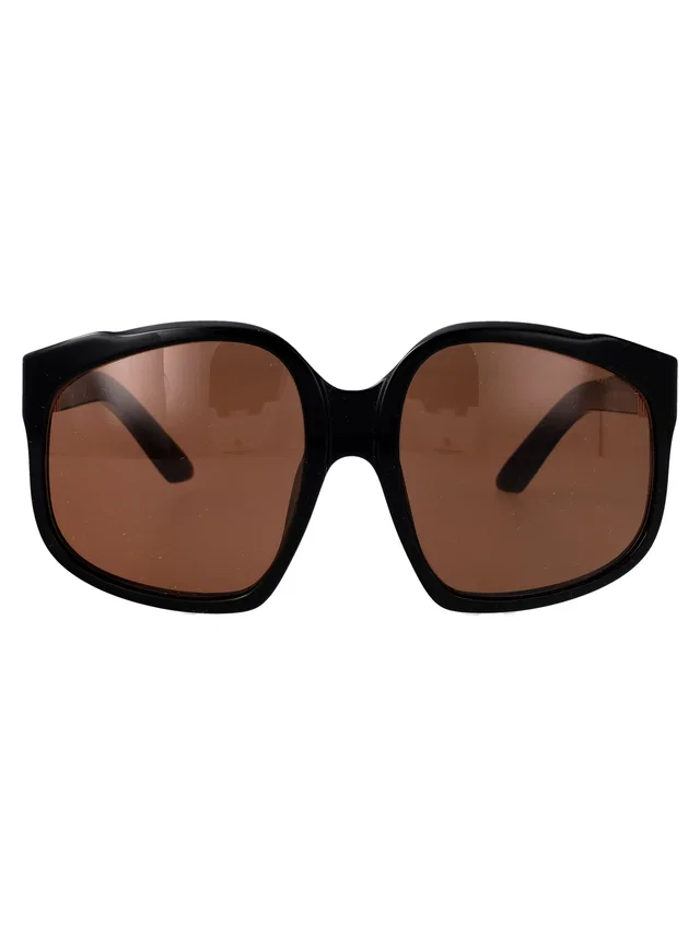 Miu Miu 0mu Square Acetate Sunglasses — Black in Black from HEWI
