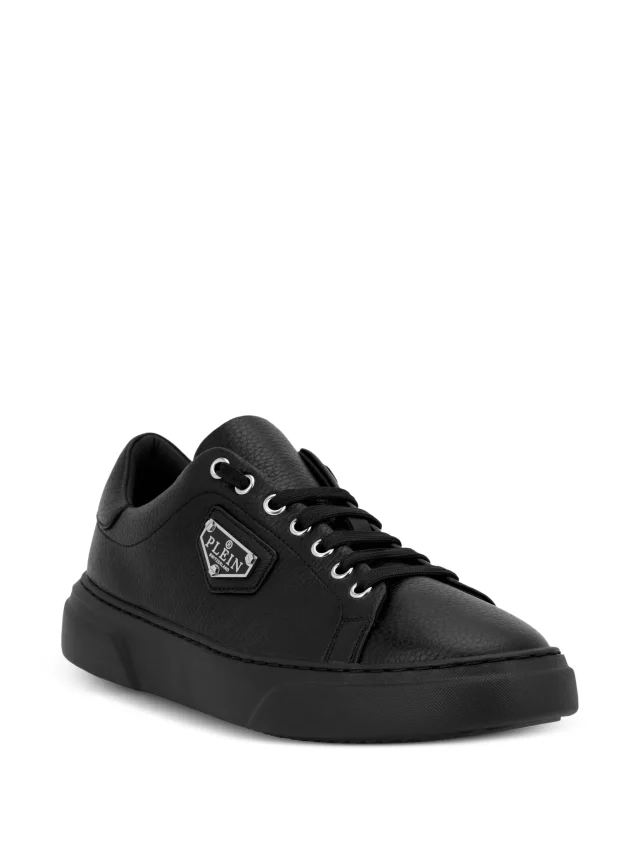 Philipp Plein leather logo-plaque sneakers, photo 2 of 2 from FARFETCH
