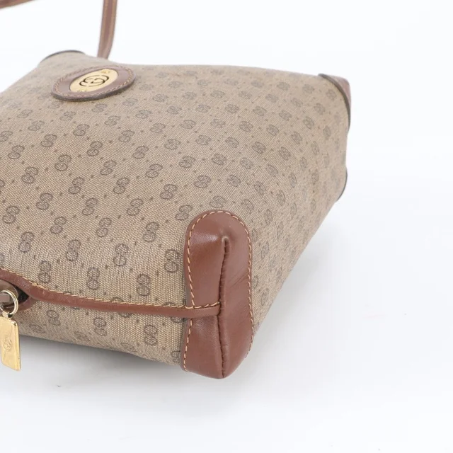 Gucci Micro GG Leather Canvas Shoulder Bag Crossbody Hand in Canvas from The Reluxe, photo 2 of 2