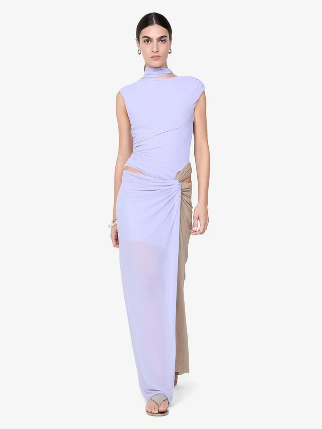 Bec&Bridge CONNI TWIST MAXI DRESS - WISTERIA/TAUPE from BEC + BRIDGE, photo 1 of 1