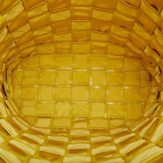 Yellow Bottega Veneta Nappa Maxi Intrecciato Cassette Tote in Yellow Nappa leather from Designer Revival, photo 2 of 2