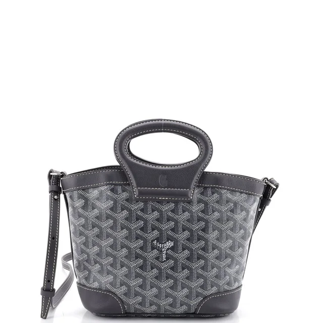 Goyard Beluga Bag Coated Canvas Mini in gray Coated canvas from Rebag