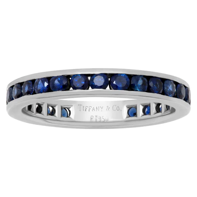Tiffany & Co. Sapphire band in Platinum from Gray And Sons