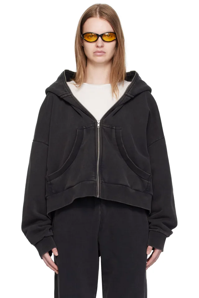Black Eternal Zip Hoodie