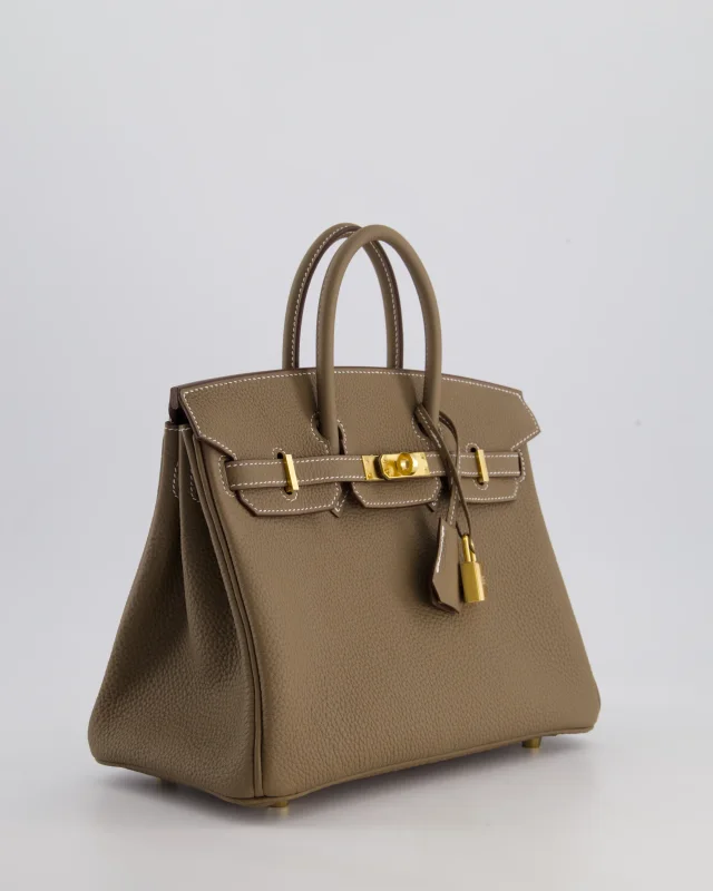 Hermès Birkin 25 Retourne Bag in Taupe Togo leather from Sellier, photo 4 of 21