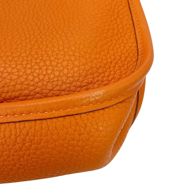 Hermès Evelyne 1 Orange Taurillon Clemence Size PM in Orange Clemence leather from GALLERY RARE, photo 9 of 18