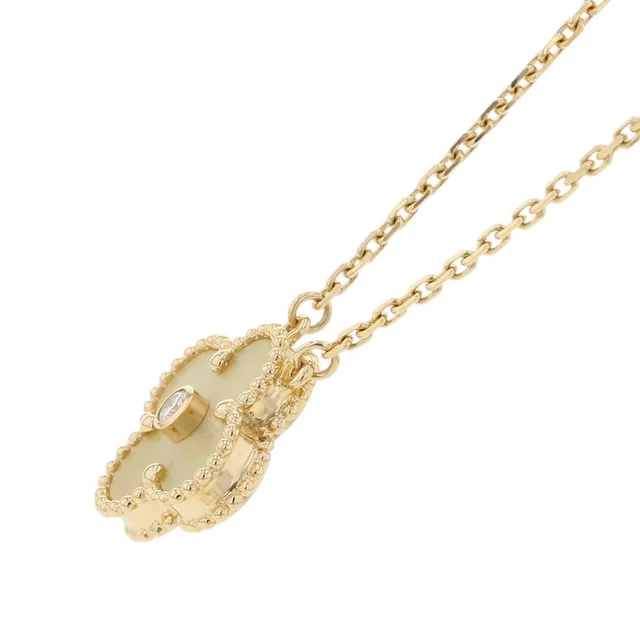 Van Cleef & Arpels Vintage Alhambra 1PD Necklace 2018 Holiday CollectionVCARP2R700 18K Yellow Gold in Yellow from GALLERY RARE, photo 2 of 2