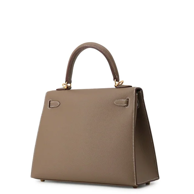 Hermès Kelly Sellier Etoupe Epsom Size 25 in Taupe Epsom leather from GALLERY RARE, photo 2 of 11