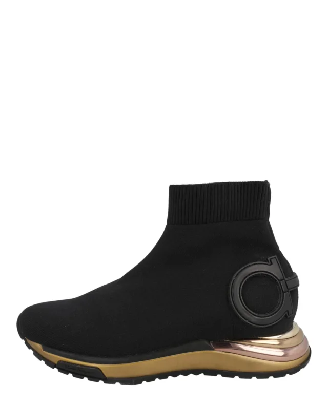 Salvatore Ferragamo Gardena Ankle Sock Sneakers in multi, photo 6 of 6 from ShopSimon