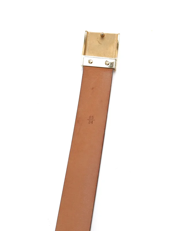 Louis Vuitton Damier Ebene Belt Size 85 cm in Brown Canvas from A Retro Tale, photo 5 of 6