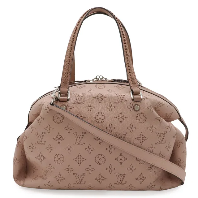 Louis Vuitton Monogram Mahina Asteria 2-Way Shoulder Bag Crossbody Magnolia Pink in Pink Leather from The Reluxe