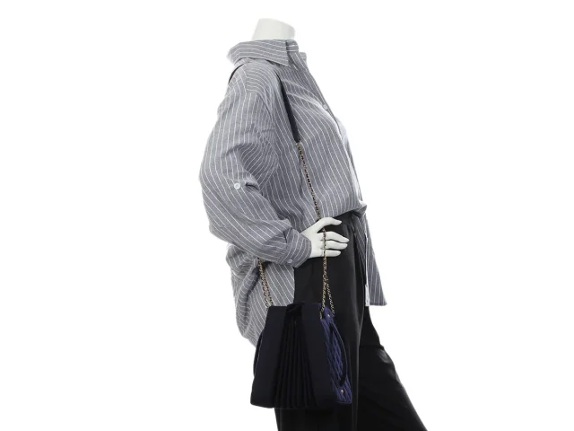 Chanel Navy Paris-Hamburg Accordion Bag in Navy Wool from Ann's Fabulous Finds, photo 10 of 10