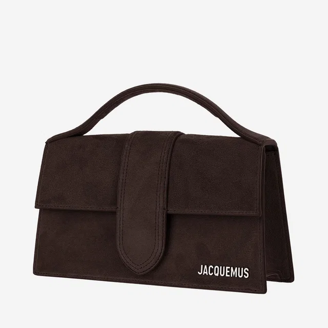 Jacquemus Shoulder Bag — Brown Suede in Brown Suede from HEWI