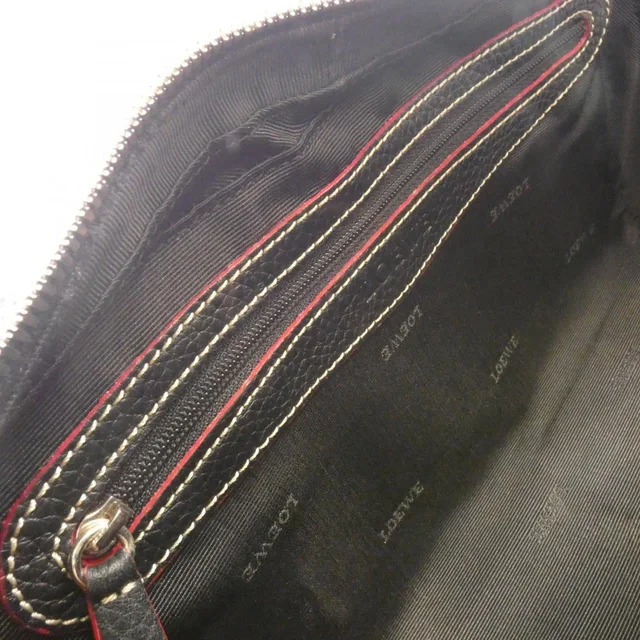 Loewe Senda Bag in BLACK+RED / SILVER metal fittings WxHxD: 25-34cm x 15cm x 9cm Handle: 35-43cm from KOMEHYO, photo 8 of 8