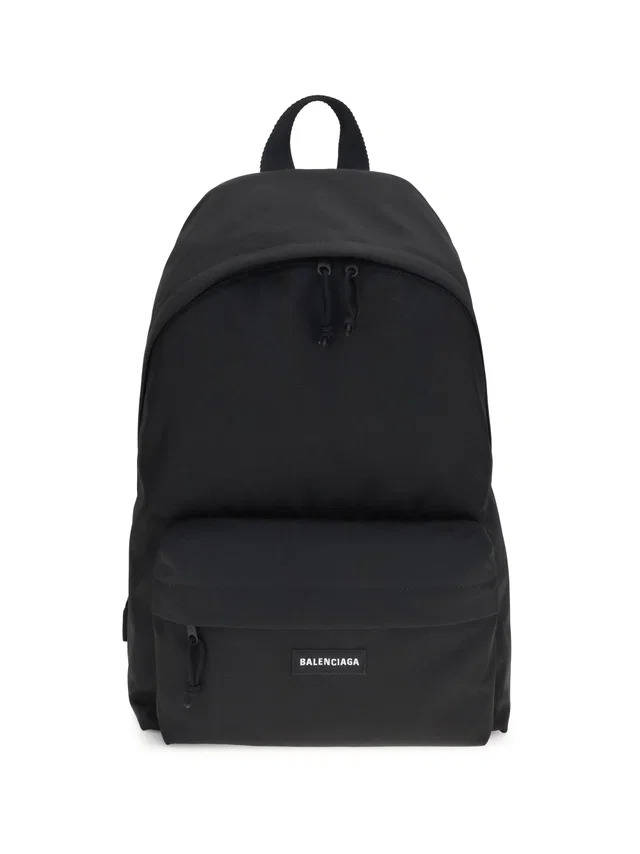 Balenciaga Explorer Backpack — Black Polyamide; Polyester in Black Nylon from HEWI