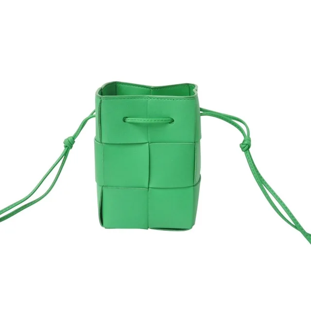 Bottega Veneta Leather Shoulder Bag Lambskin Green Bucket Cassette Calf in green Lambskin from Poshmark, photo 1 of 1
