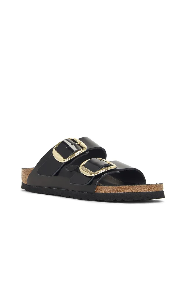 BIRKENSTOCK Arizona Big Buckle Sandal in Black, photo 2 of 2 from FWRD