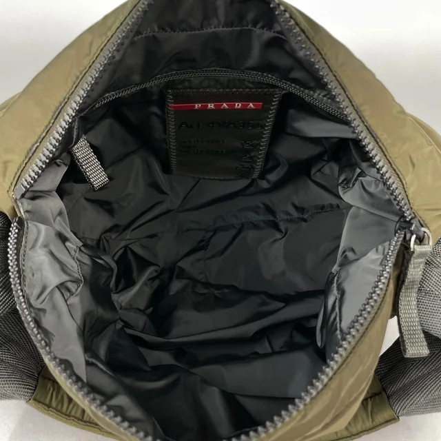 Prada Shoulder Bag Nylon Green in Green Nylon from The Reluxe, photo 3 of 3
