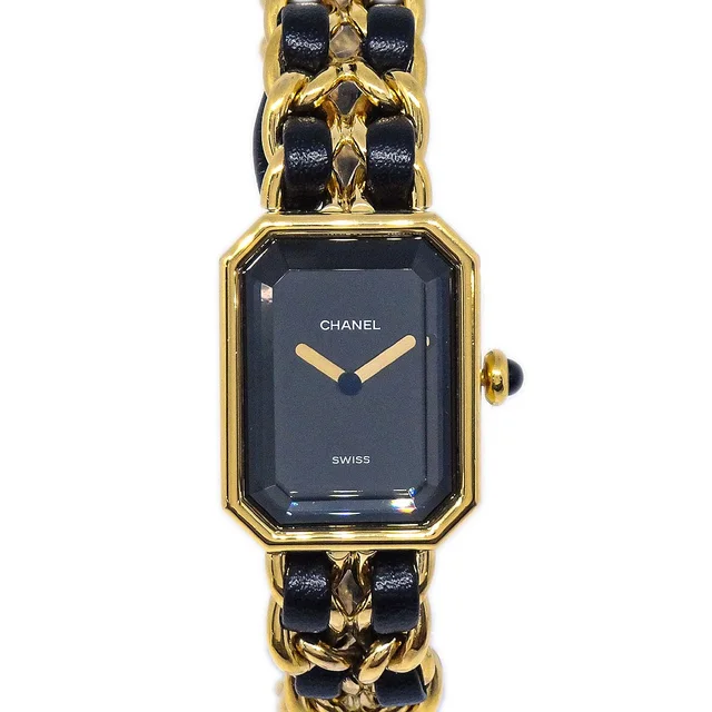 Chanel Premiere Watch Gold #L in Gold Leather from AMORE Vintage Tokyo