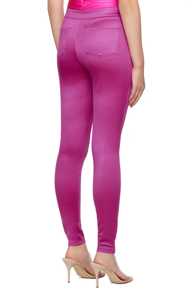 SKIMS Pink Disco Trousers, photo 3 of 4 from SSENSE