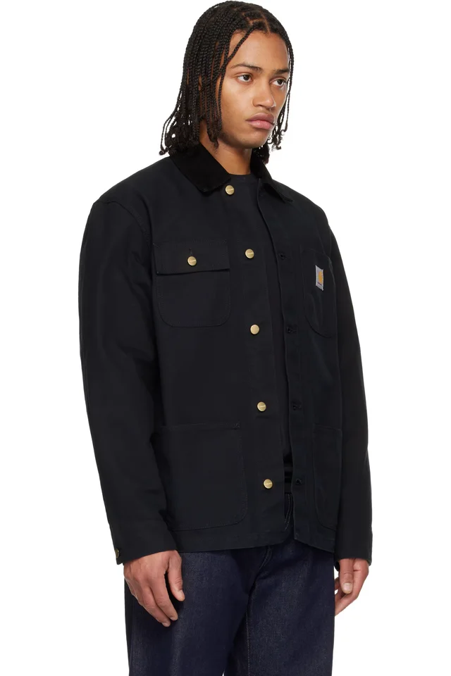 Carhartt Work In Progress Black Michigan Jacket, photo 2 of 4 from SSENSE