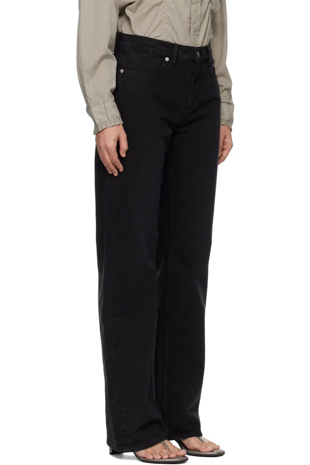 OUR LEGACY Black Wata Cut Jeans, photo 2 of 4 from SSENSE
