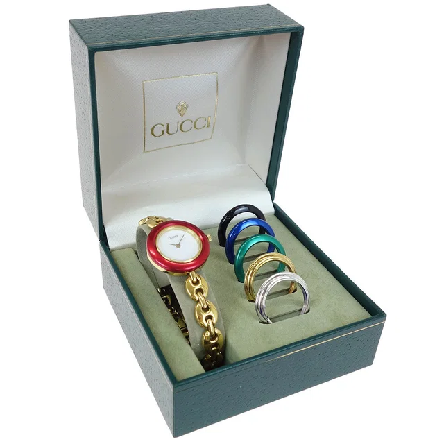 Gucci 11/12.2 Change Bezel Chameleon Quartz Watch SS from AMORE Vintage Tokyo