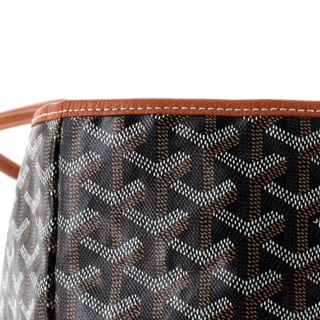 Goyard Saint Louis Tote Coated Canvas GM in brown|red Coated canvas from Rebag, photo 7 of 7