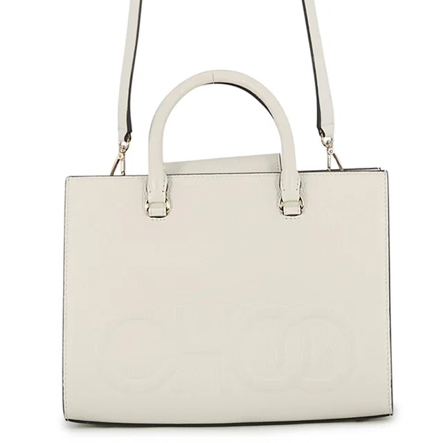 Jimmy Choo CHOO BOOK 2WAYBag White Leather in White Leather from GALLERY RARE