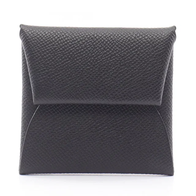 Hermès Coin Purse Bastia Black in Black Epsom leather from The Reluxe