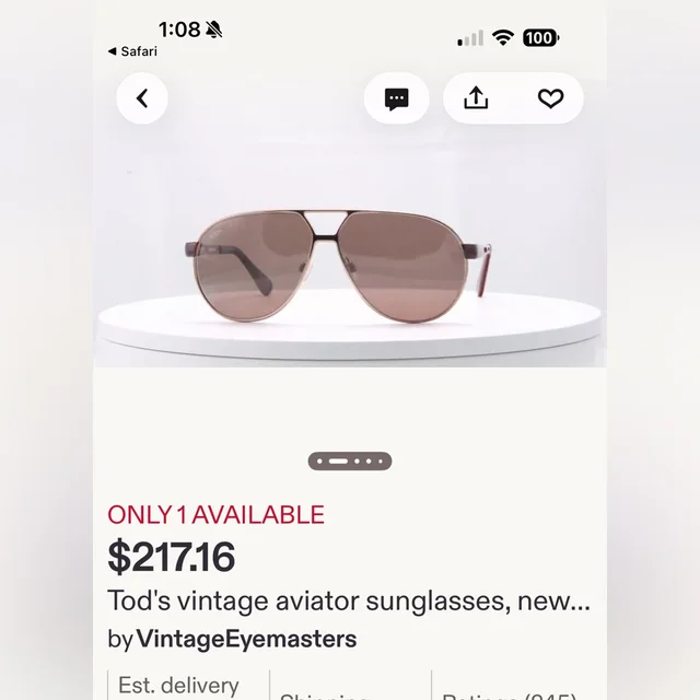 New Unisex Vintage Tod’s Sunglasses in brown|red from Poshmark