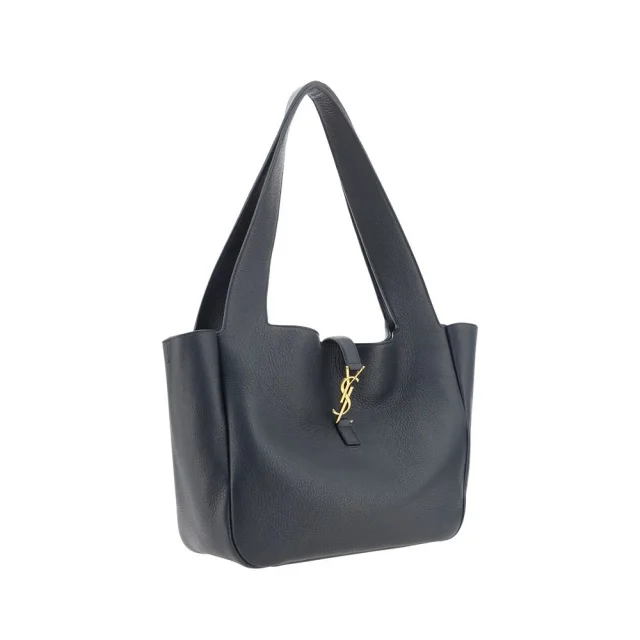 Saint Laurent Black Calf Leather Bos Taurus Shoulder Bag in Black Calfskin from HEWI, photo 2 of 4