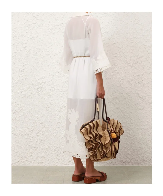 Zimmermann Indra Embroidered Belted Dress, photo 8 of 9 from SENSER